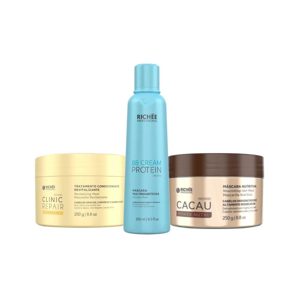 Kit Richée Cronograma Capilar Máscara 250 ml