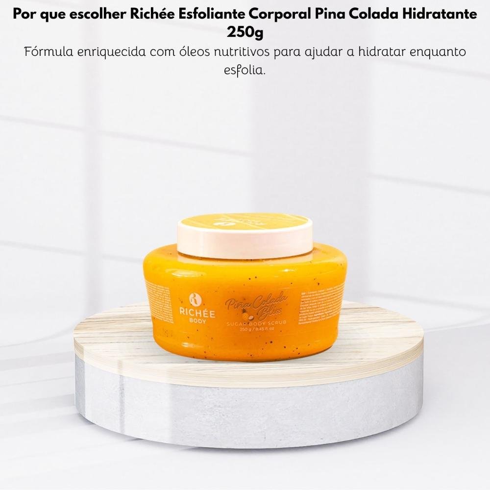 Richée Esfoliante Corporal Pina Colada Hidratante 250g 250g 5