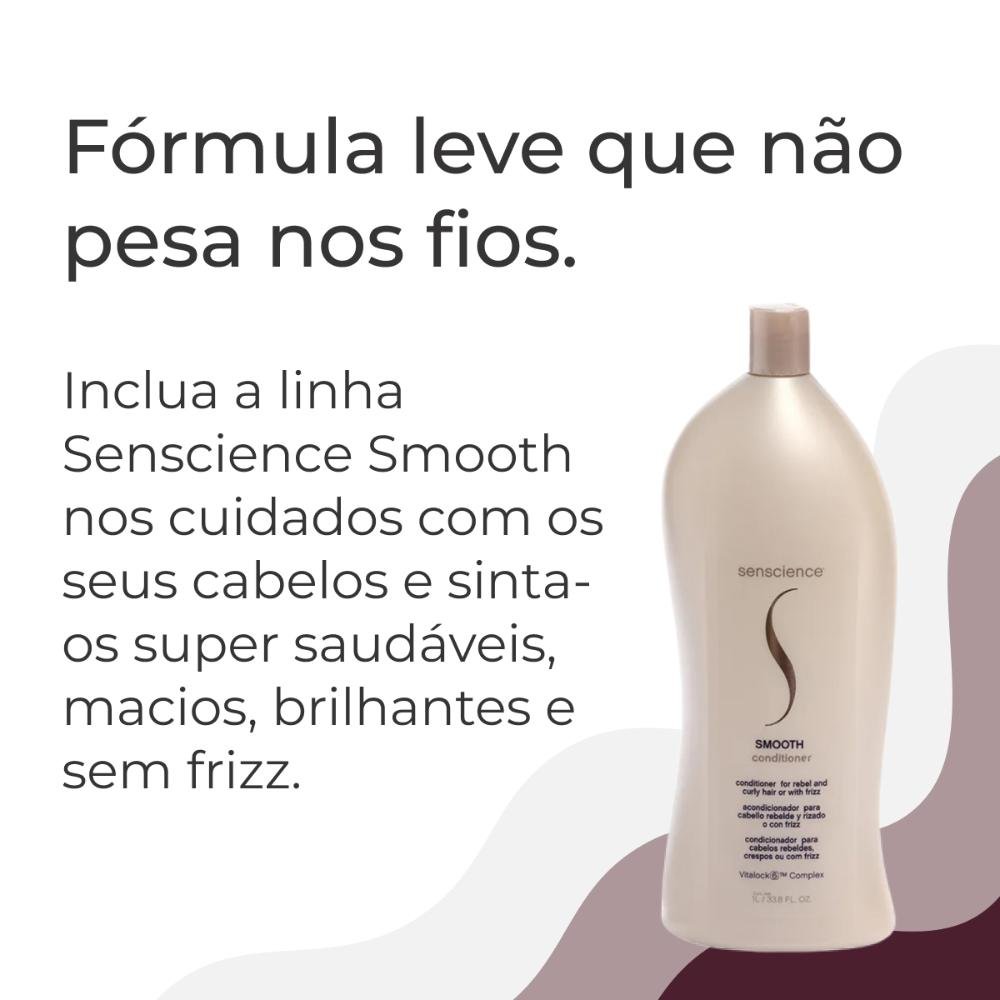 Condicionador Senscience Smooth 1 Litro 1L 2