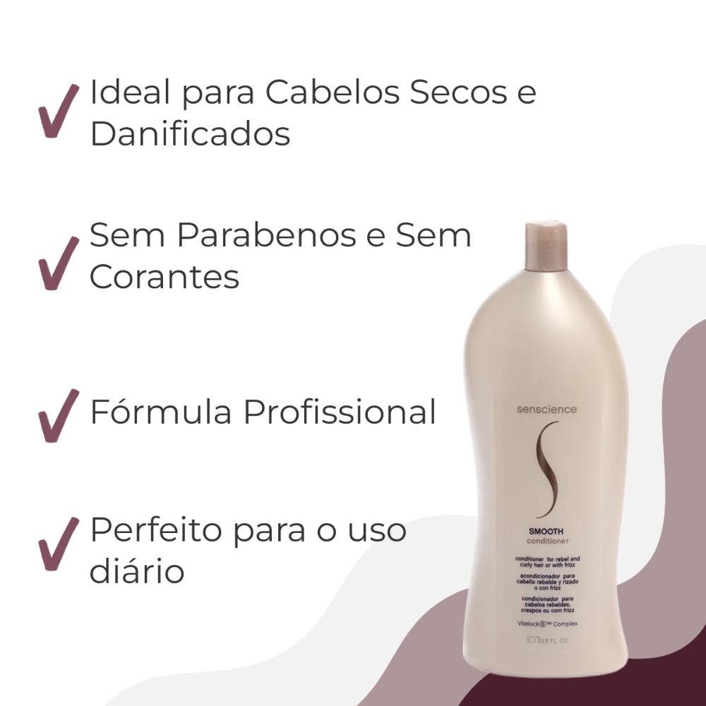 Condicionador Senscience Smooth 1 Litro 1L 3