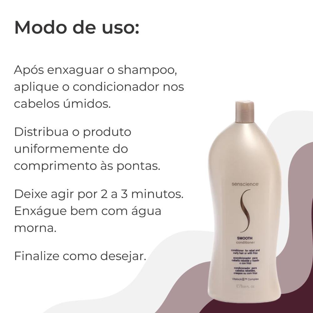 Condicionador Senscience Smooth 1 Litro 1L 4