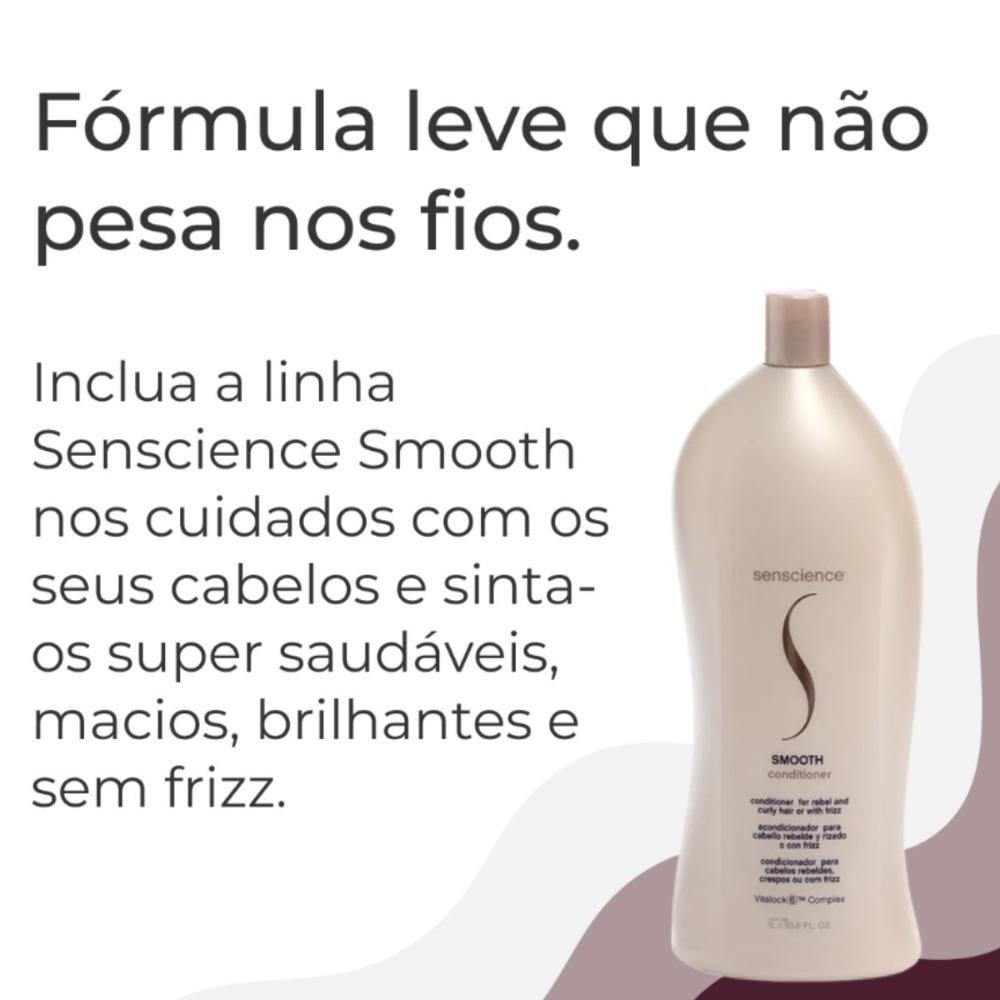Condicionador Senscience Smooth 1 Litro 1L 6