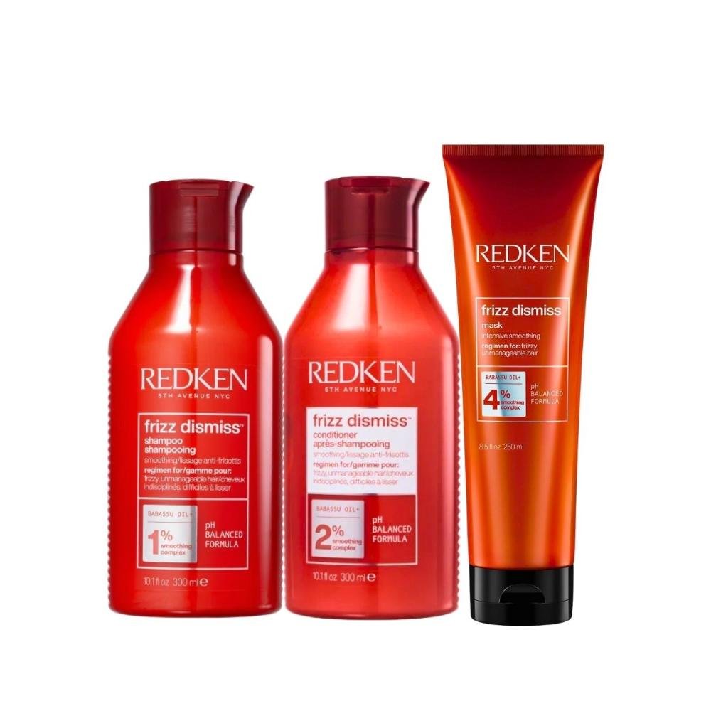 Kit Redken Frizz Dismiss Cuidados Diários (3 Produtos)