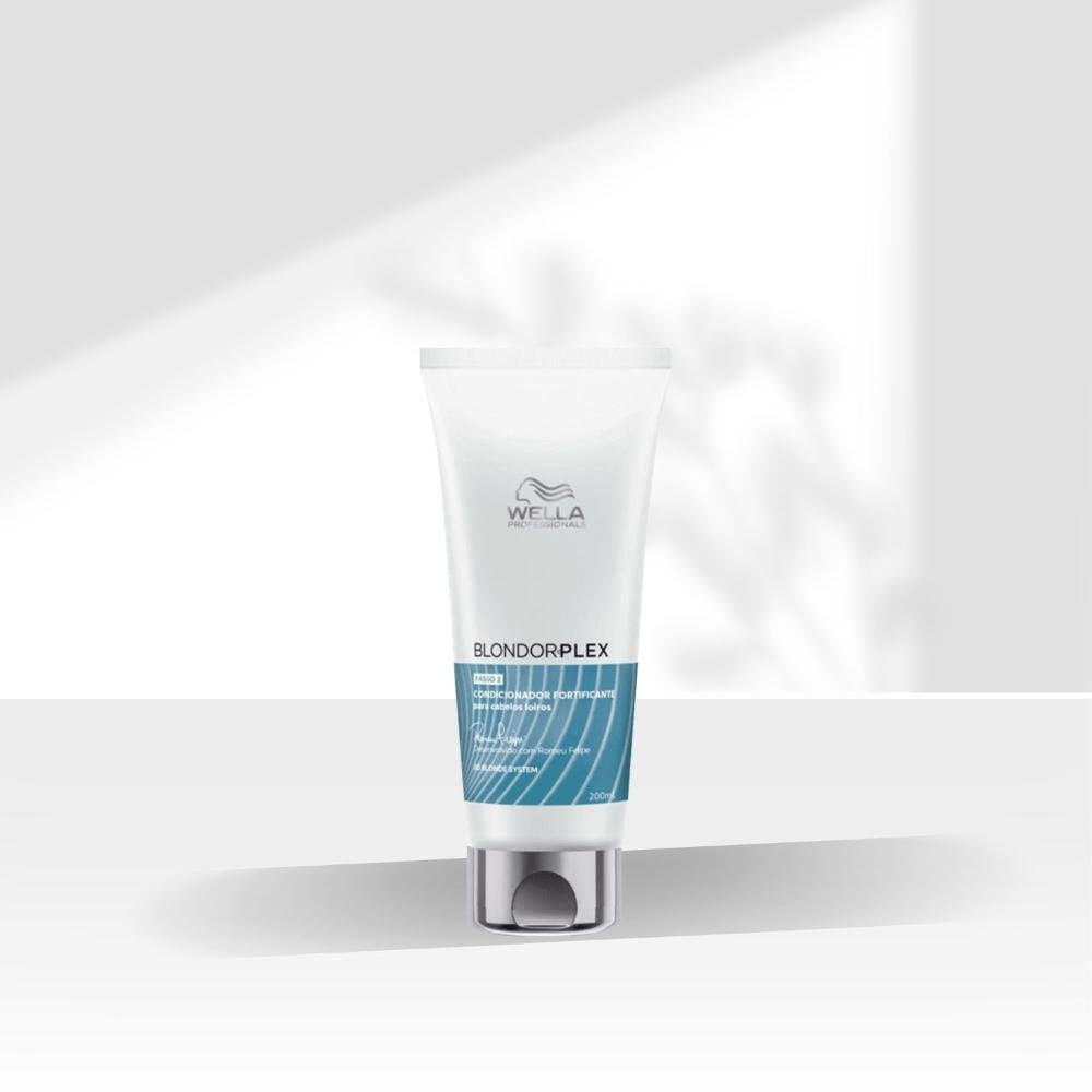 Condicionador Wella BlondorPlex Reconstrução 200 ml 200ml 3