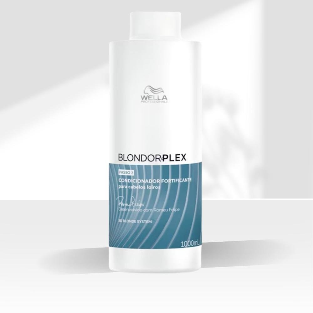 Condicionador Wella BlondorPlex Reconstrução 1 Litro 1L 3