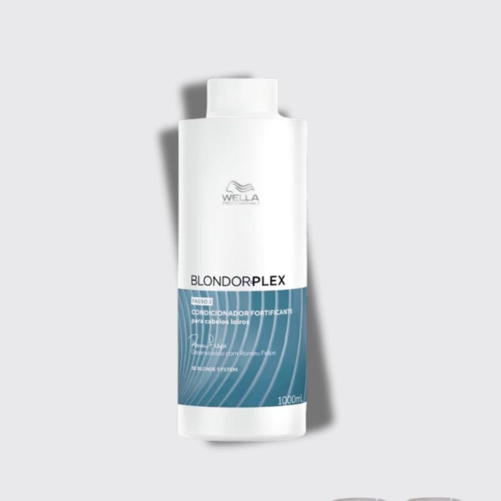 Condicionador Wella BlondorPlex Reconstrução 1 Litro 1L 4