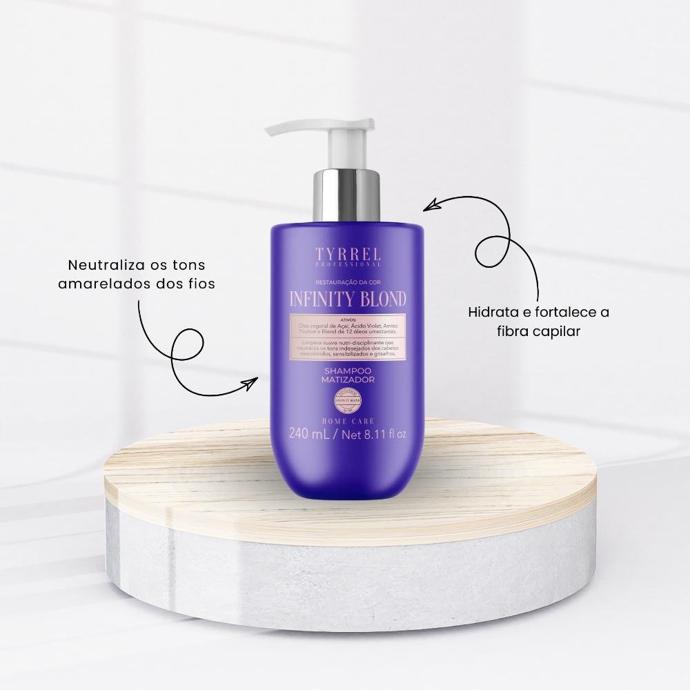Kit Tyrrel Infinity Blond Shampoo e Máscara 250 ml 250ml 2