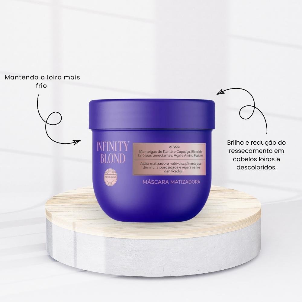 Kit Tyrrel Infinity Blond Shampoo e Máscara 250 ml 250ml 3