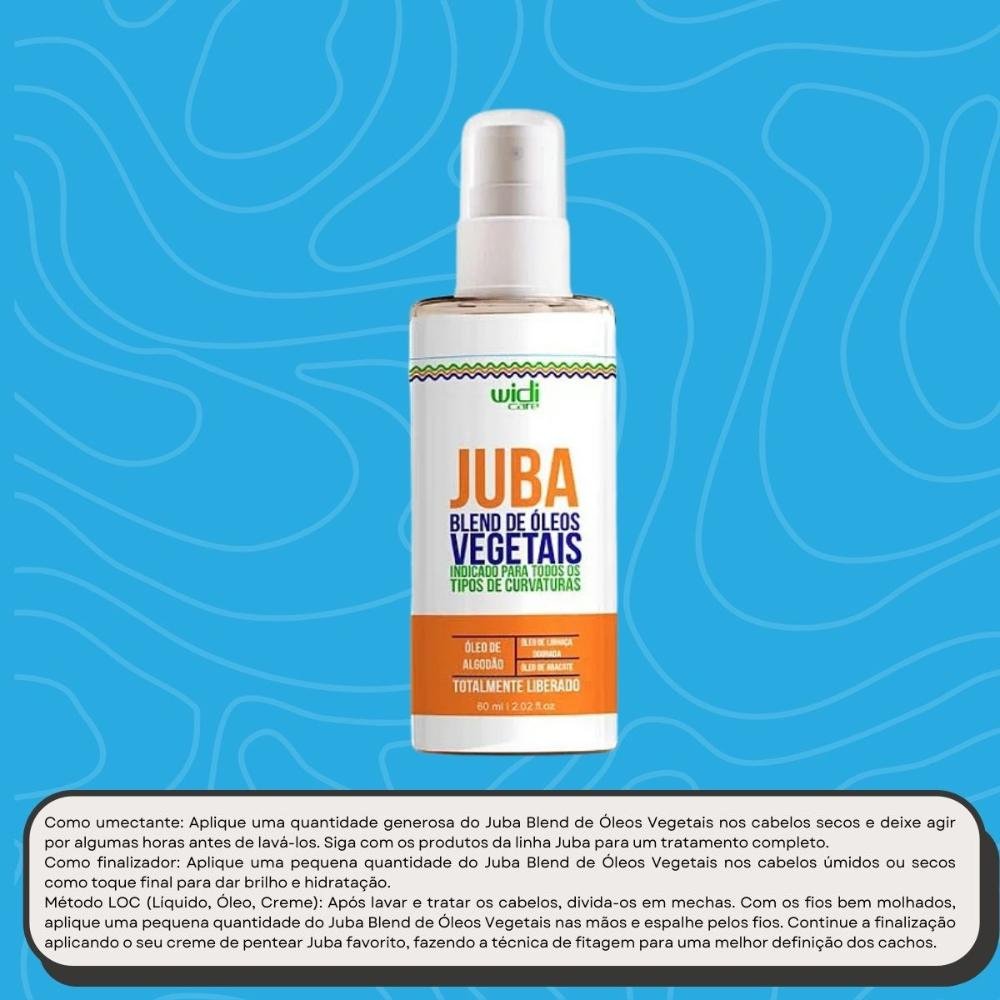 Oleo Widi Care Juba Blend de Vegetais 60 ml 60ml 5
