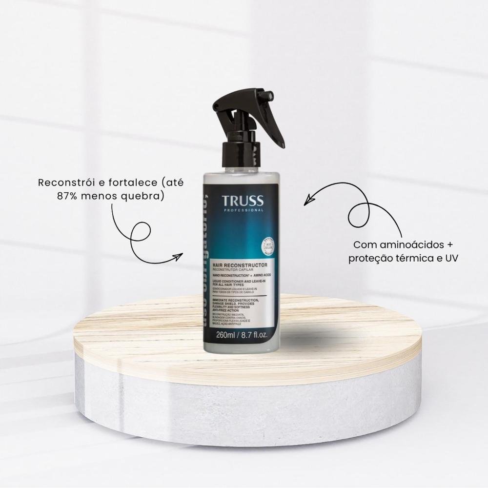 Kit Truss Ultra Hydration + Net + Uso Obrigatório 4 Produtos ÚNICO 4