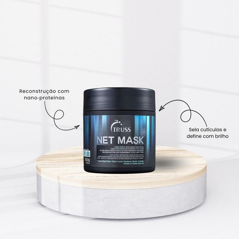 Kit Truss Ultra Hydration + Net + Uso Obrigatório 4 Produtos ÚNICO 5