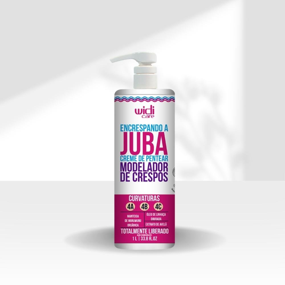 Widi Care Encrespando a Juba Kit 2 Creme de Pentear 1L ÚNICO 3
