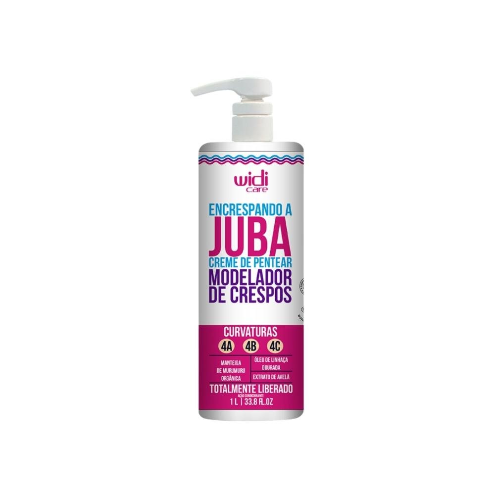 Widi Care Encrespando a Juba Kit 2 Creme de Pentear 1L ÚNICO 5