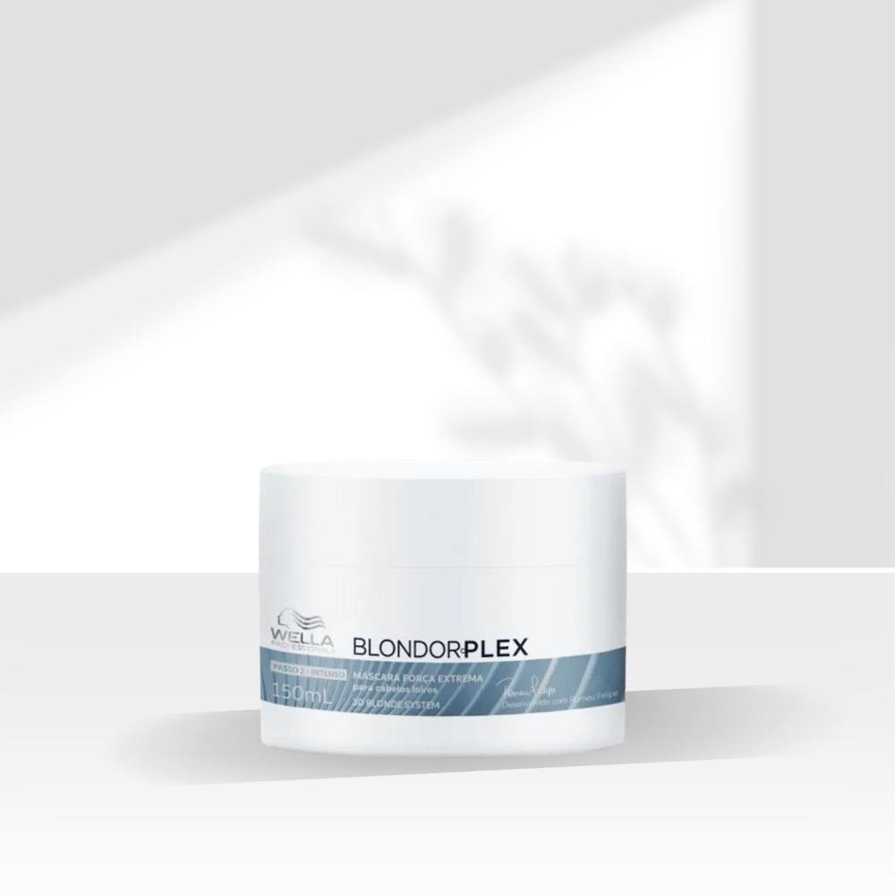 Máscara Wella BlondorPlex Reparadora Força e Brilho 150 ml 150ml 3