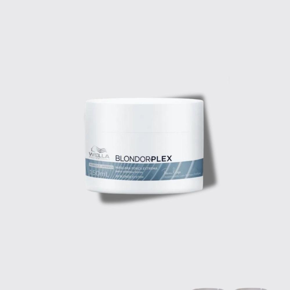 Máscara Wella BlondorPlex Reparadora Força e Brilho 150 ml 150ml 4