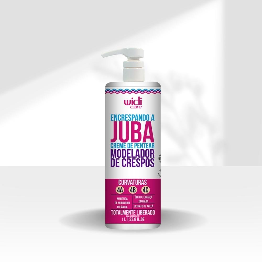 Widi Care Encrespando a Juba Kit 3 Creme de Pentear 1L ÚNICO 3