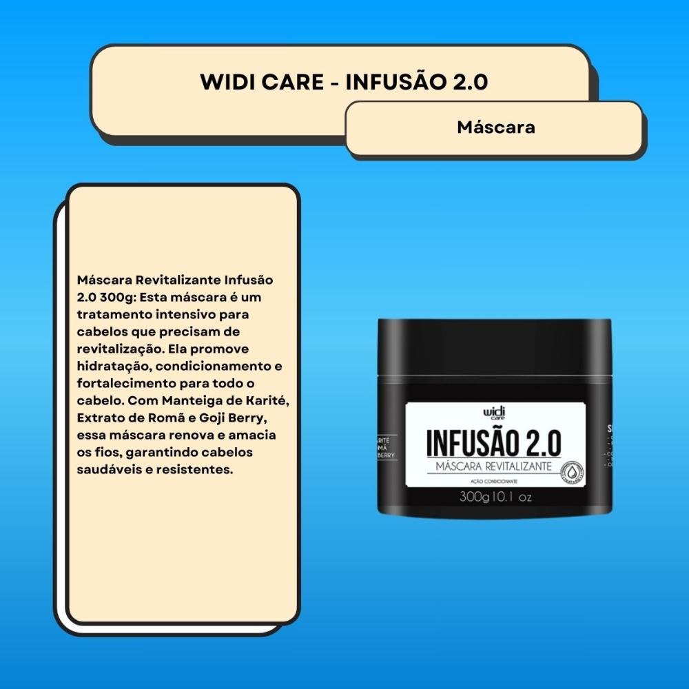 Widi Care Infusão 2.0 Máscara Revitalizante 300g 300g 2