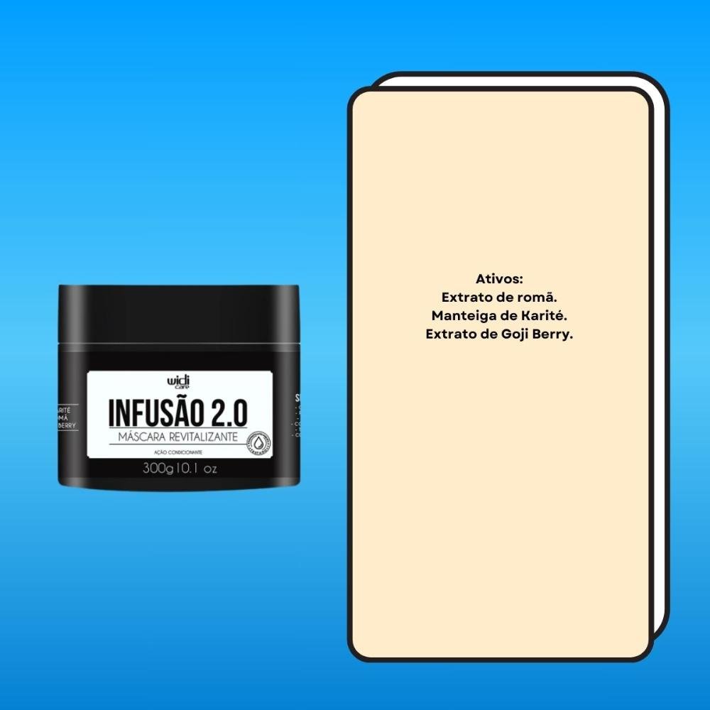 Widi Care Infusão 2.0 Máscara Revitalizante 300g 300g 3