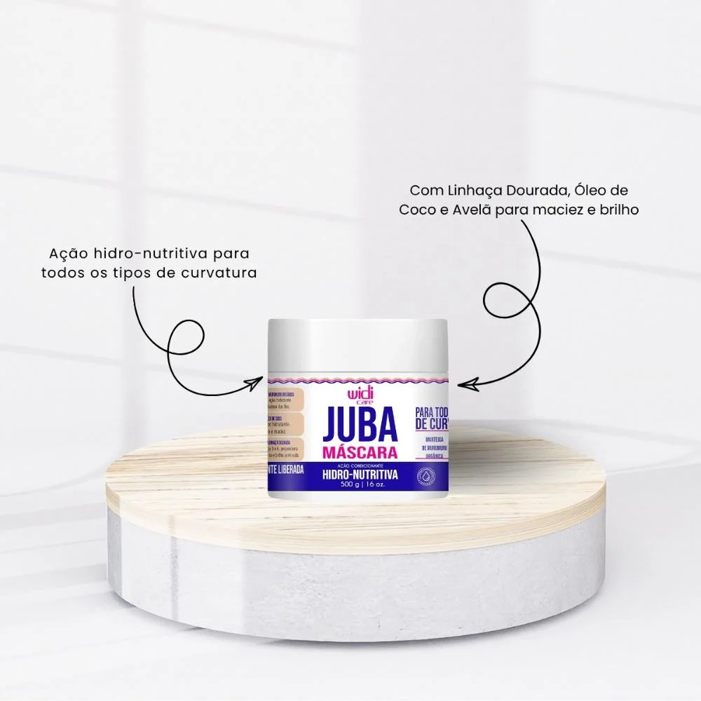 Widi Care Juba Kit 2 Máscara Hidro-Nutritiva 500g ÚNICO 2