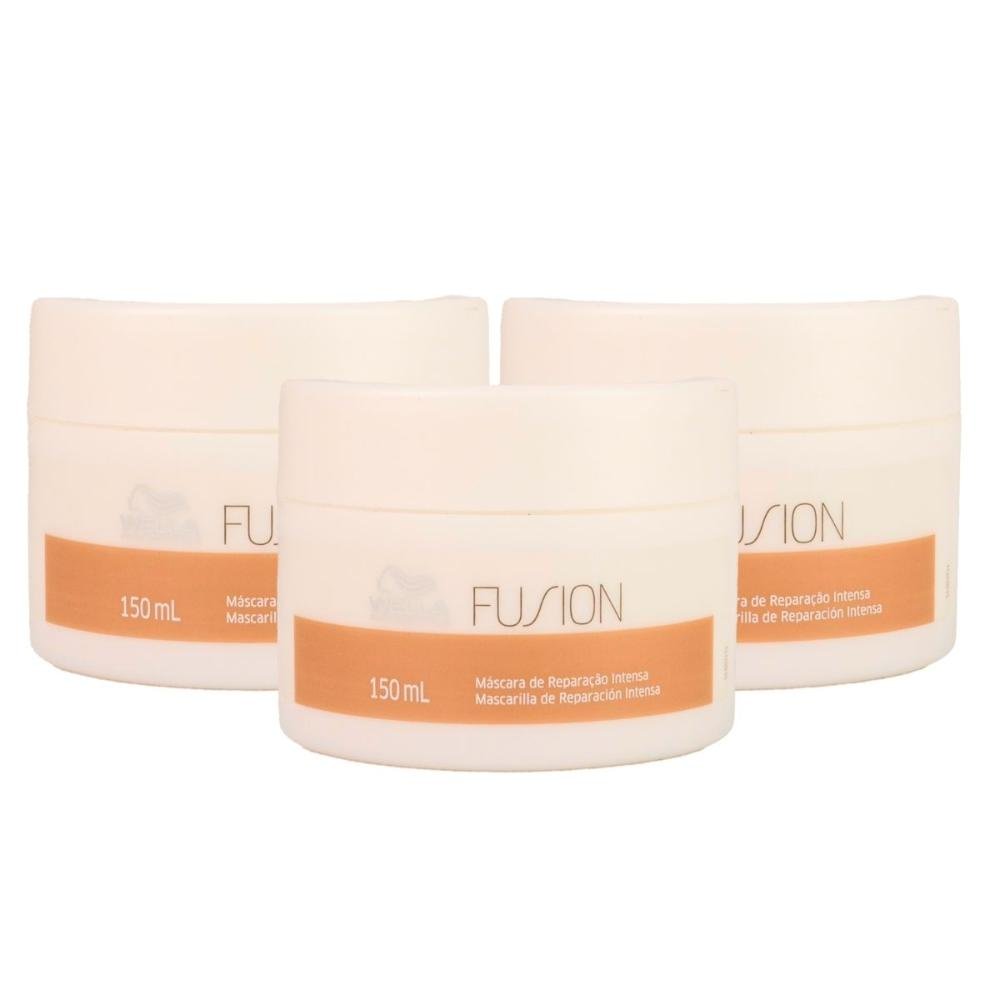 Kit Wella Fusion 3 Máscara Reconstrutora 150 ml