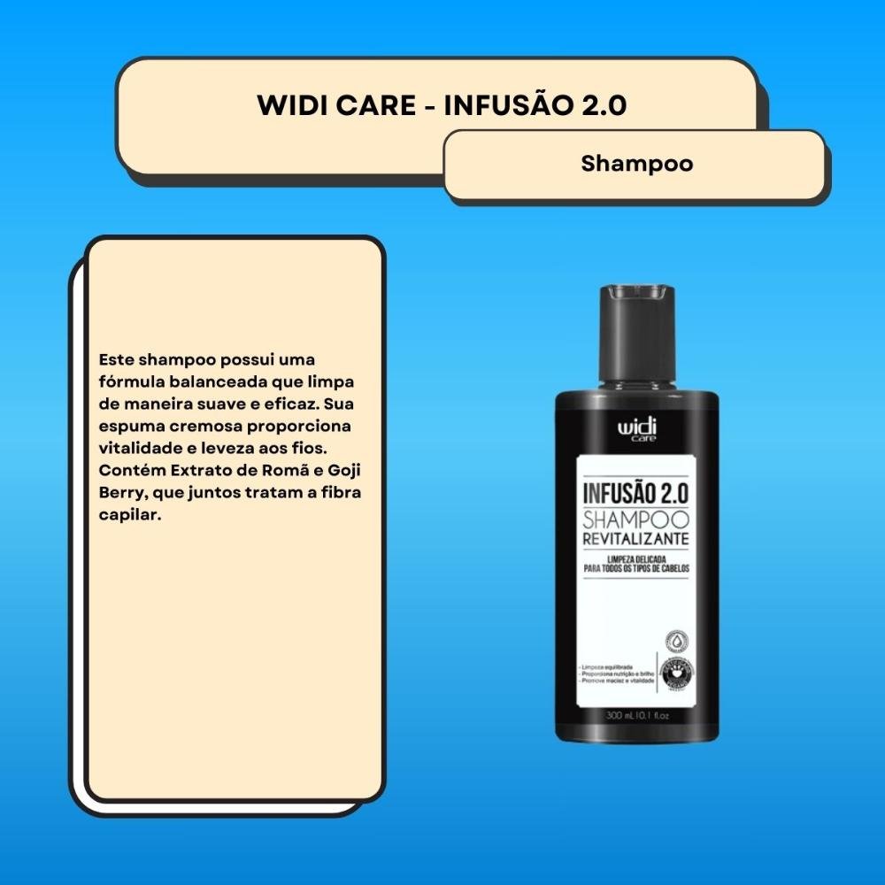 Widi Care Infusão 2.0 Shampoo Revitalizante 300ml 300ml 2