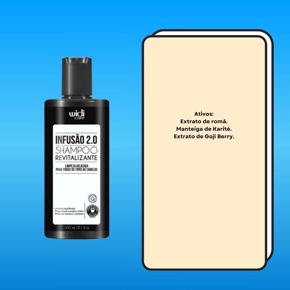 Widi Care Infusão 2.0 Shampoo Revitalizante 300ml 300ml 3