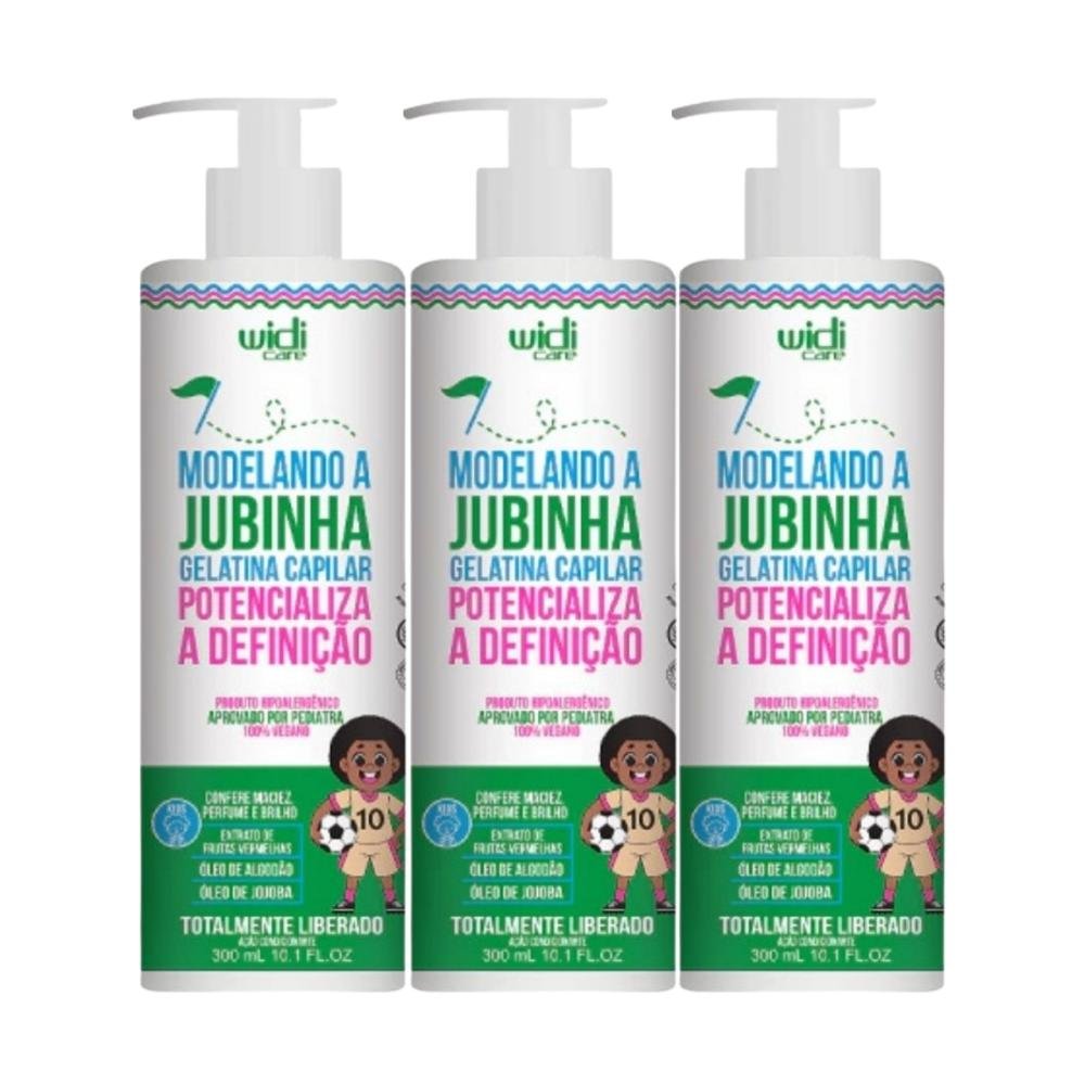 Widi Care Modelando A Jubinha Kit 3 Gelatina Capilar 300g