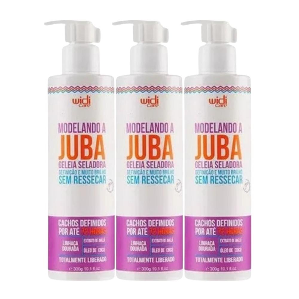 Kit Widi Care Modelando A Juba 3 Geleia Seladora 300 g