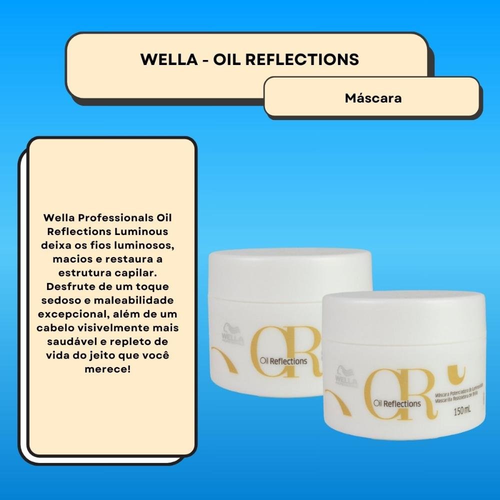 Kit Wella Oil Reflections 2 Máscara 150 ml ÚNICO 2