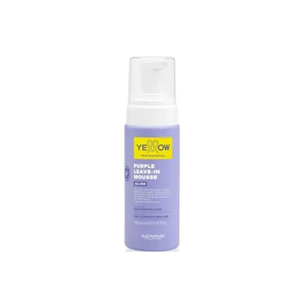 Yellow Professional Leave In Mousse Silver Purple 160 ml