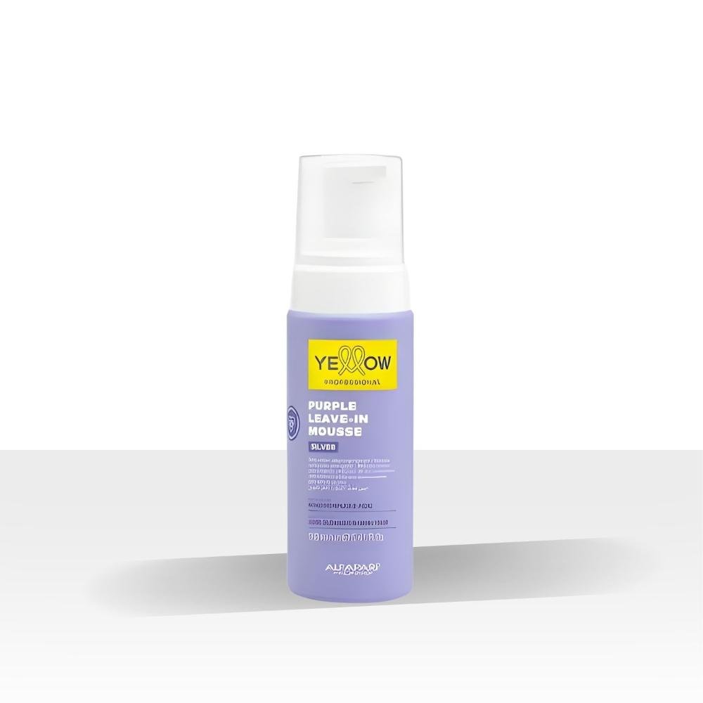 Yellow Professional Leave In Mousse Silver Purple 160 ml 160ml 3