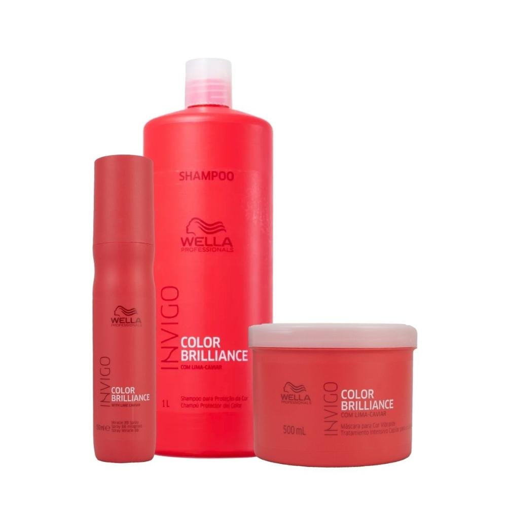 Kit Wella Profissionals Invigo Color Brilliance (3 Produtos)