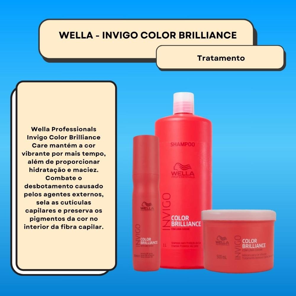 Kit Wella Profissionals Invigo Color Brilliance (3 Produtos) ÚNICO 2