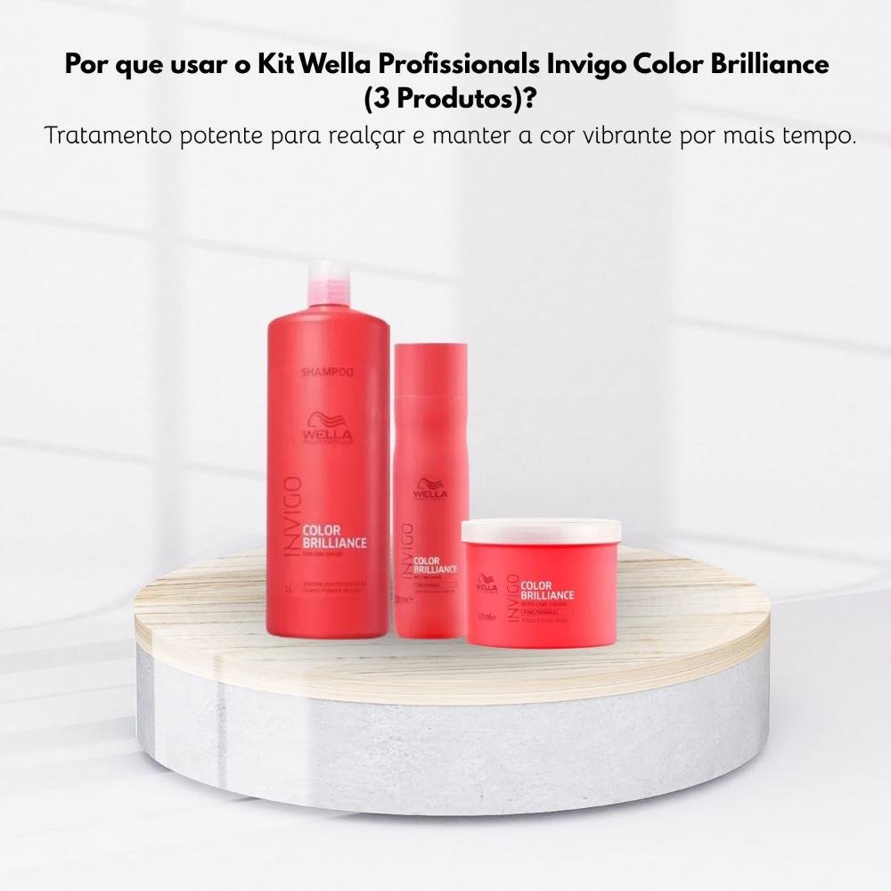 Kit Wella Profissionals Invigo Color Brilliance (3 Produtos) ÚNICO 6