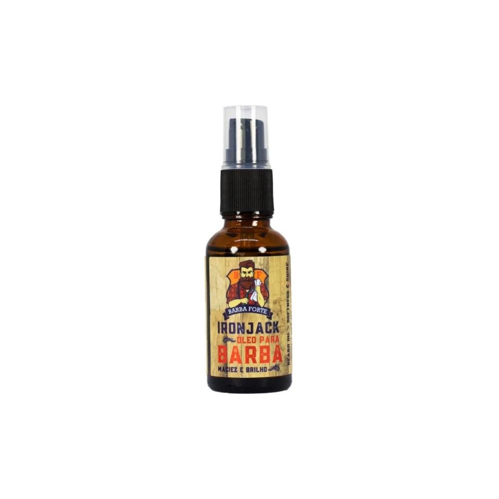 Barba Forte Ironjack Óleo Hidratação e Brilho 30 ml