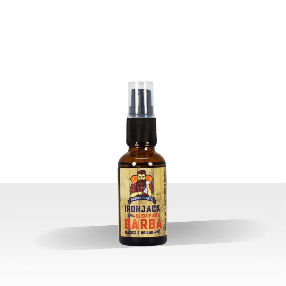 Barba Forte Ironjack Óleo Hidratação e Brilho 30 ml 30ml 3