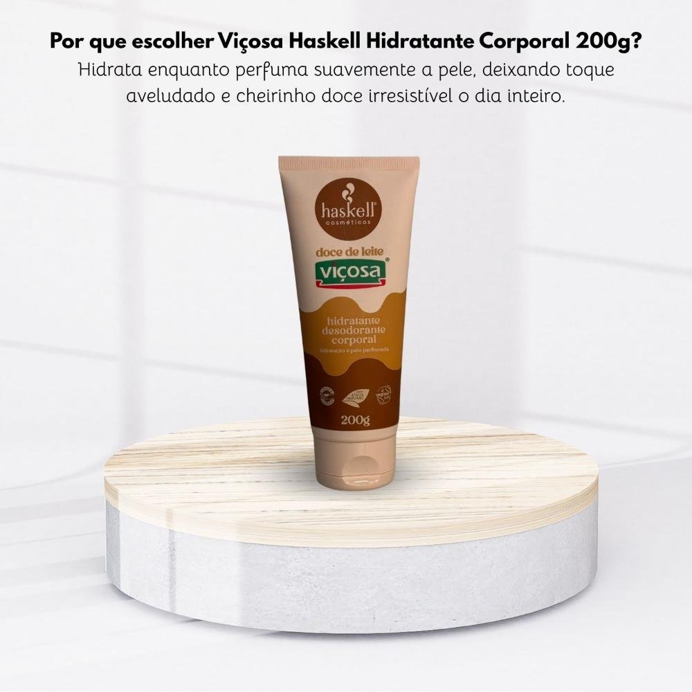 Hidratante Corporal Haskell Viçosa Doce de Leite 200g 200g 5
