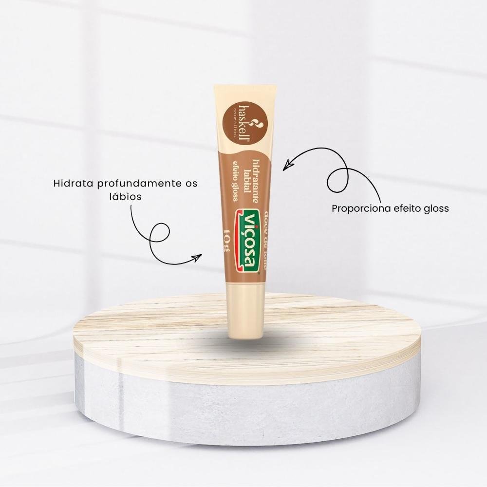 Hidratante Labial Haskell Viçosa Doce de Leite 10 g Doce de Leite 2