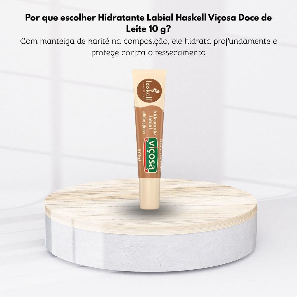 Hidratante Labial Haskell Viçosa Doce de Leite 10 g Doce de Leite 5