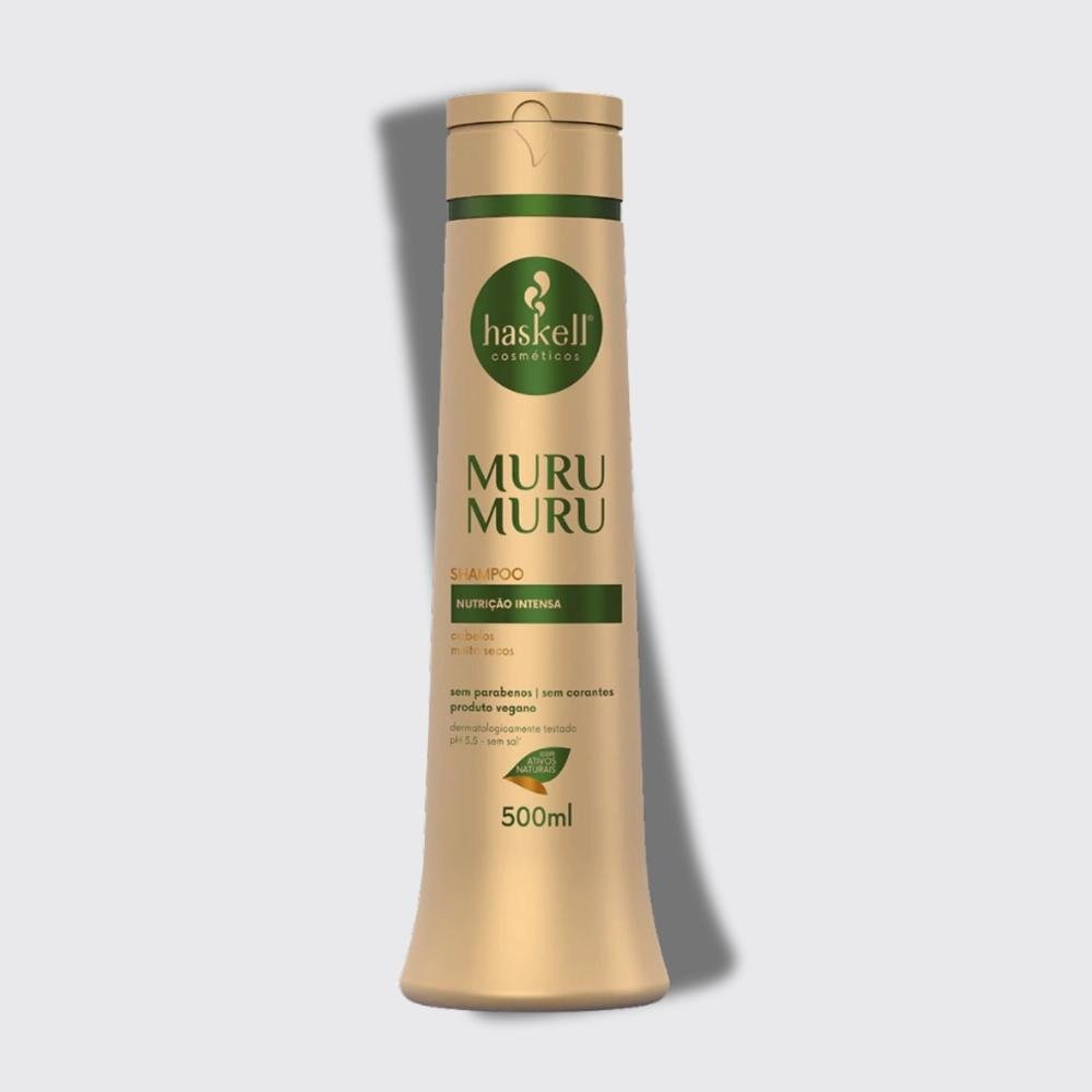 Shampoo Haskell Muru Muru Nutrição Hidratação 500 ml 500ml 4