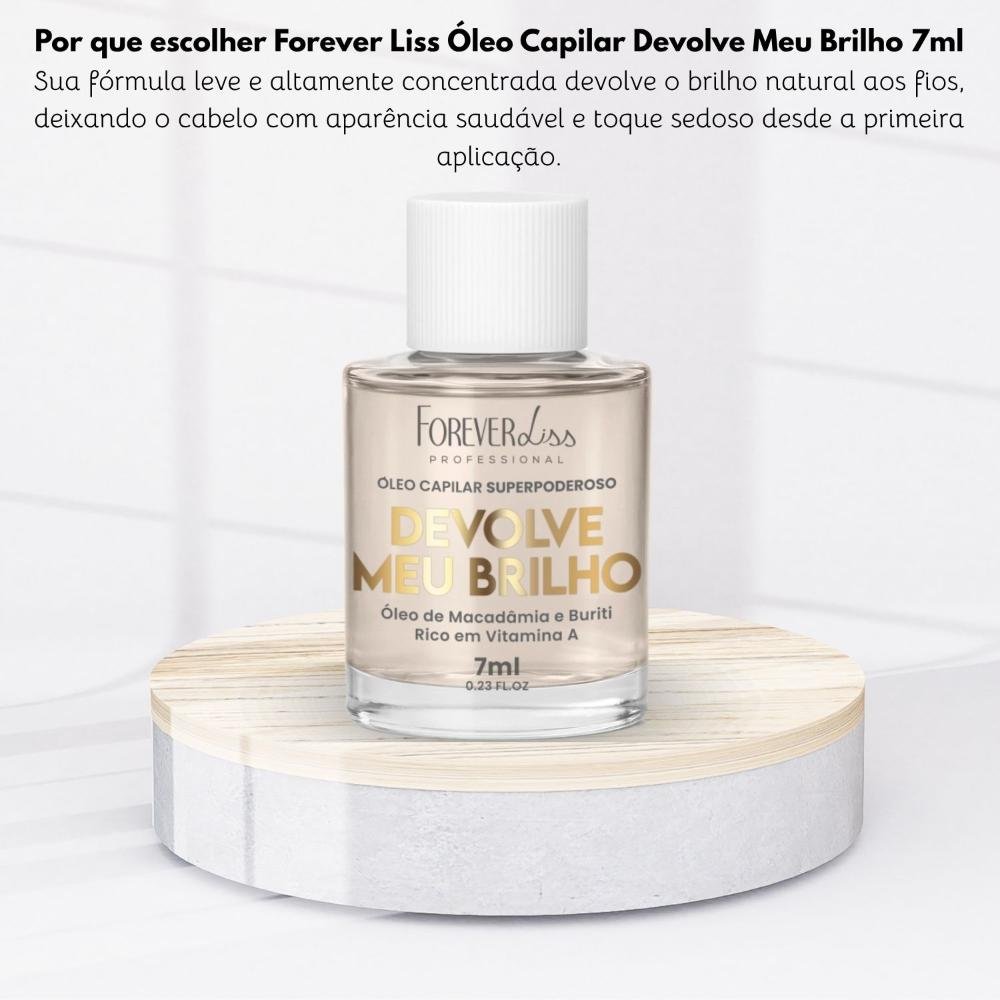 Oleo Capilar Forever Liss Devolve Meu Brilho 7 ml 7ml 5
