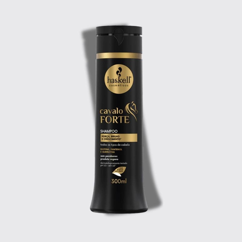 Shampoo Haskell Cavalo Forte Fortalecimento 300 ml 300ml 4