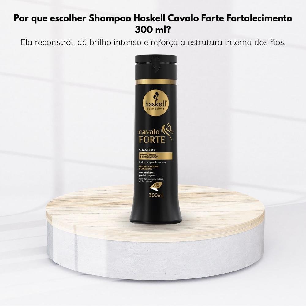 Shampoo Haskell Cavalo Forte Fortalecimento 300 ml 300ml 5