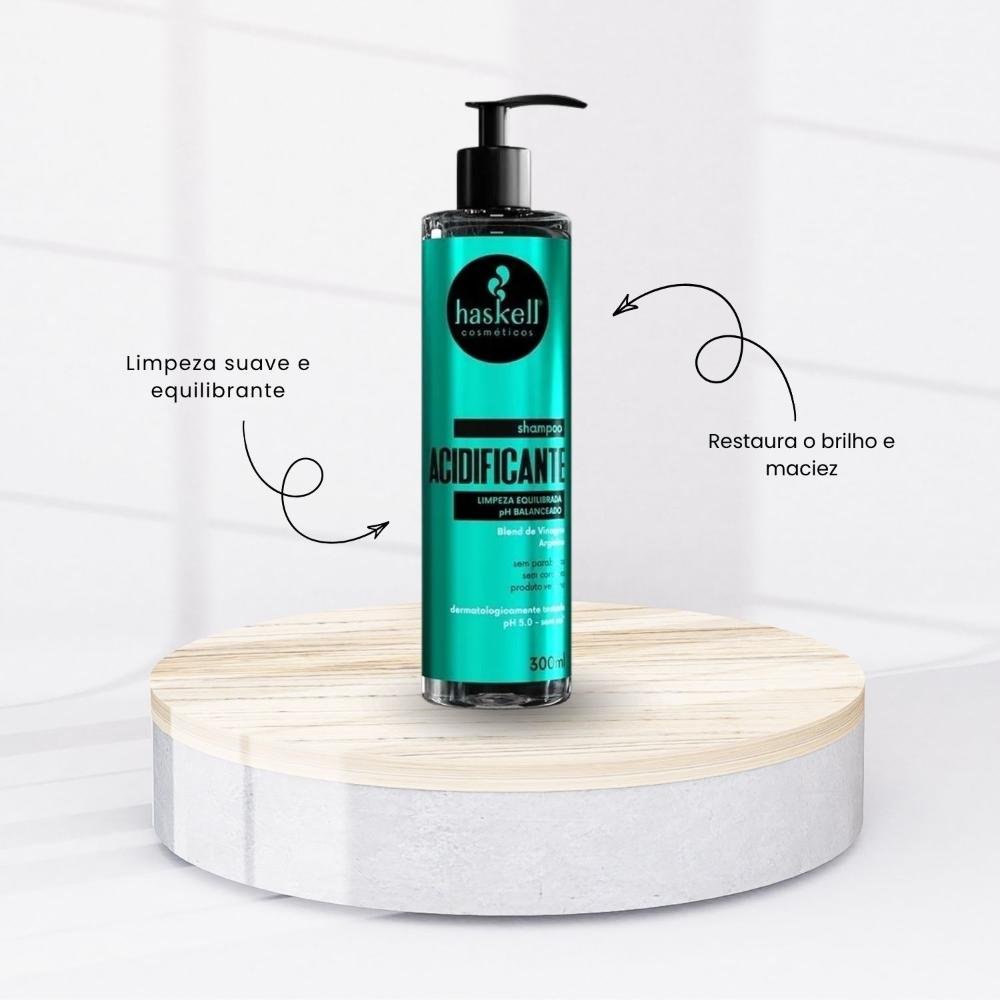 Shampoo Haskell Acidificante Equilíbrio do pH 300 ml 300ml 2