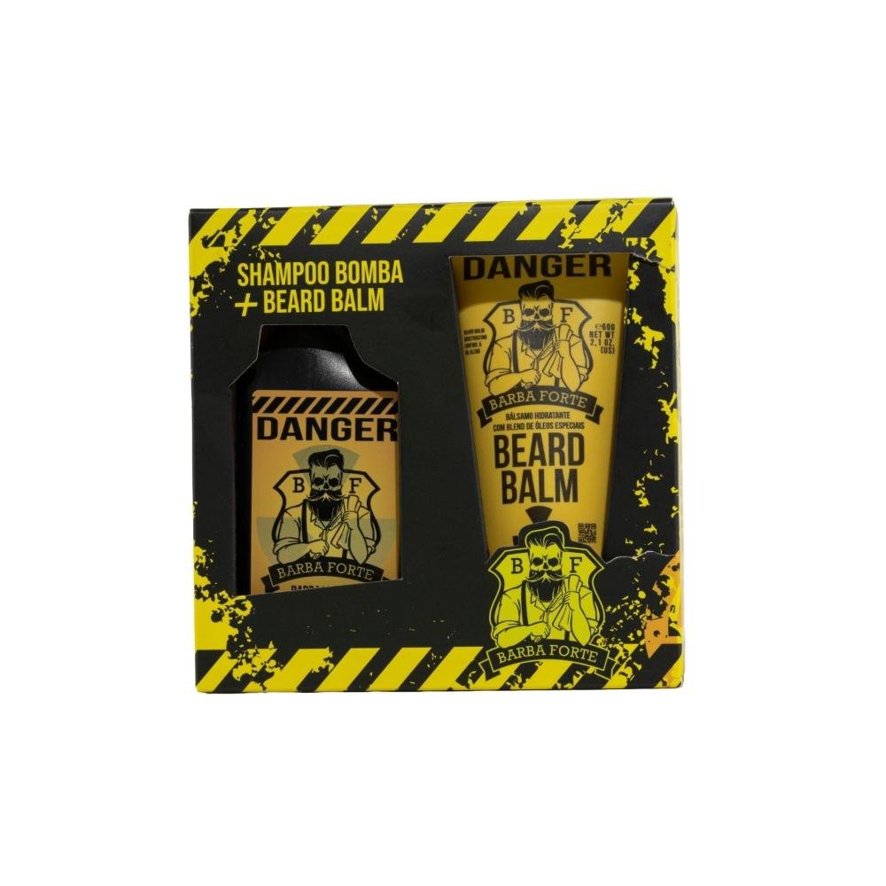 Barba Forte Danger Combo Shampoo 90 ml + Balm 60 g