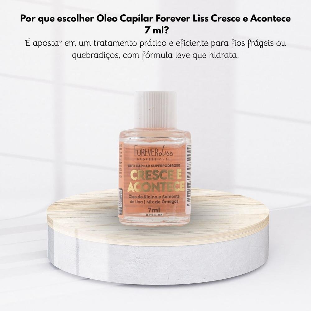 Oleo Capilar Forever Liss Cresce e Acontece 7 ml 7ml 5