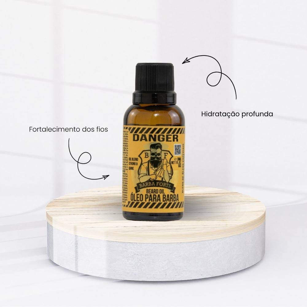 Barba Forte Danger Óleo Hidratação e Brilho 30 ml 30ml 2