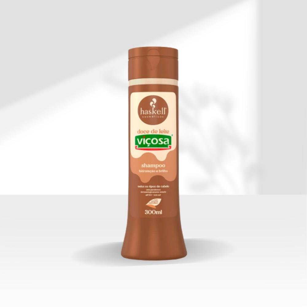 Shampoo Haskell Viçosa Doce de Leite Hidratação 300 ml 300ml 3