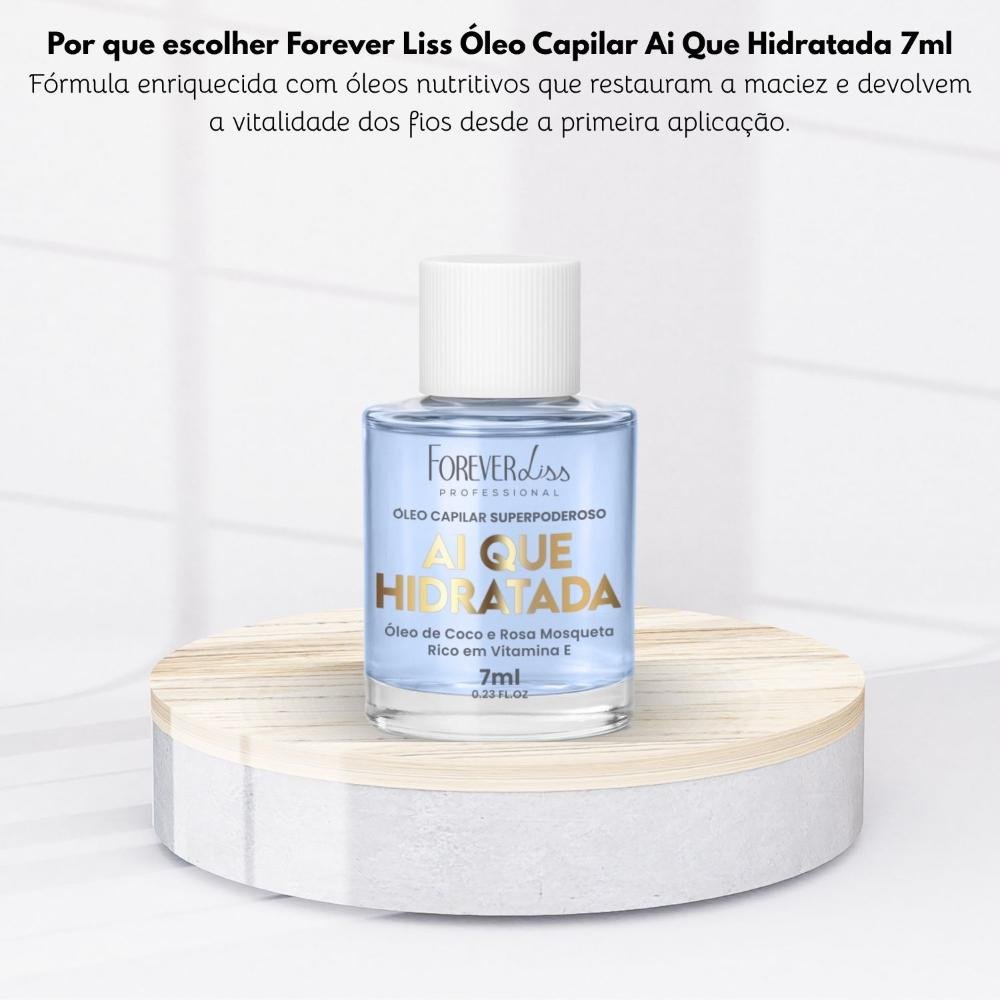 Oleo Capilar Forever Liss Ai Que Hidratada 7 ml 7ml 5