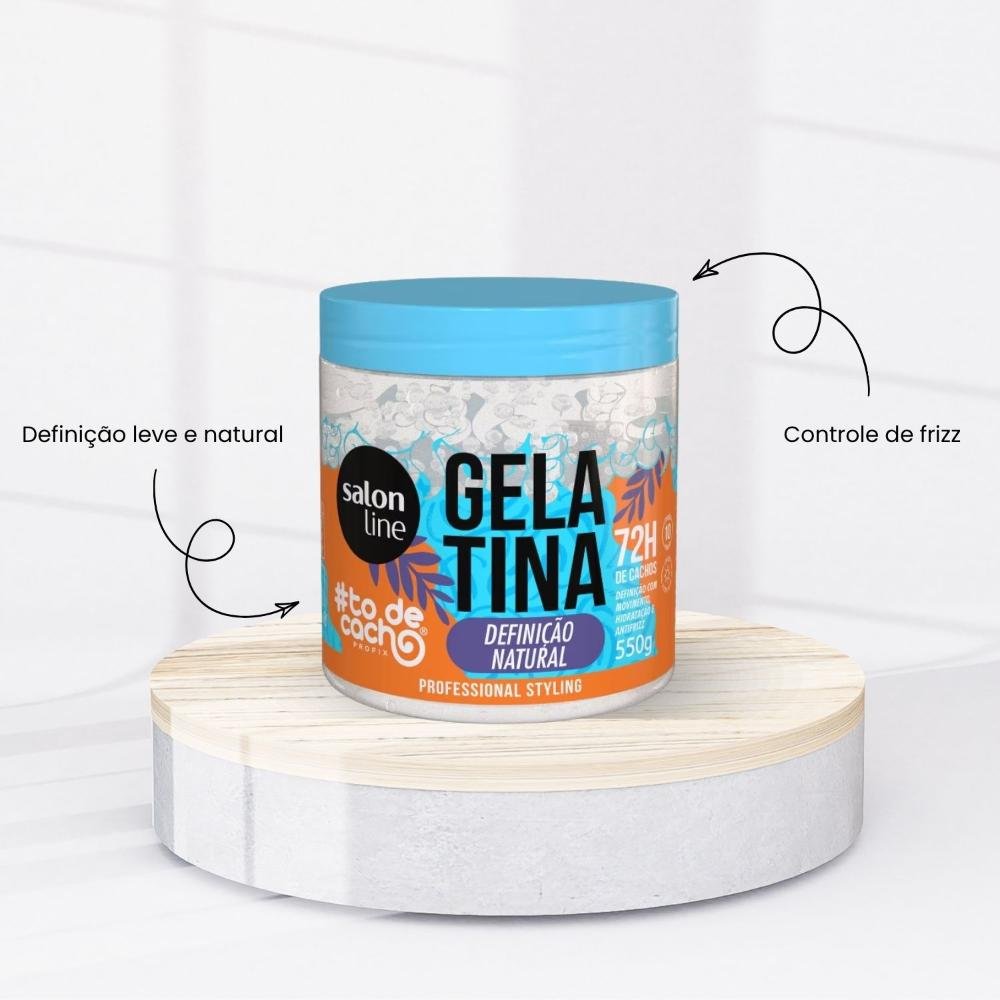 Gelatina Capilar Salon Line #TodeCacho Definição Natural 550 g 550g 2
